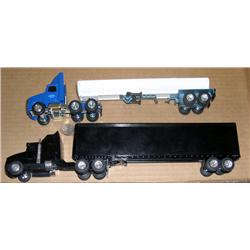 (2) 1/64th Trucks--Black & Dump Truck