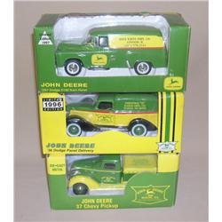 (3) JD Truck Banks--all different