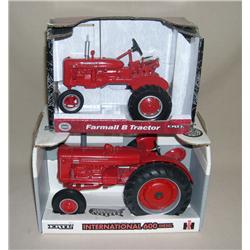 (2) IH Tractors--B & 600 Diesel