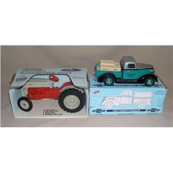 (2) Toys--Ford NAA Golden Jubilee & '37 Chevy Pickup Boomgaars