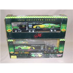 (2) JD 1/64th NASCAR Trucks