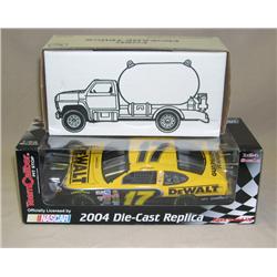 (2) Toys--FS Propane Truck Bank & #17 Team Caliber NASCAR
