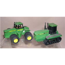 (2) Custom JD 1/64th Scale--8850 w/ duals & 8560 Tracks