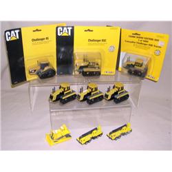 (9) 1/64th CAT & Construction Toys