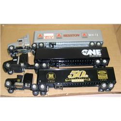 (3) 1/64th Trucks--Hesston Agco, White-New Idea, & Ford New Holland