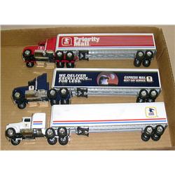 (3) 1/64th Post Office Trucks