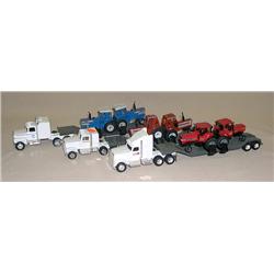 (3) 1/64th Hauling Sets--Ford, Hesston, & CaseIH