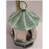 Image 2 : VINTAGE HANGING CERAMIC PAGODA PLANTER