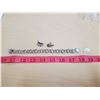 Image 1 : 347. Sterling silver charm bracelet and Boyd-Bond screw back earrings