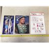 Image 1 : 365. Uncut Paper Dolls, King Henry, William and Kate (mint) and Mary Christmas (mint)