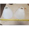 Image 1 : 369. Milk glass lamp shades (2)