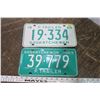 Image 1 : 2 Sask Trailer Plates - 1968, 1969