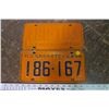 Image 1 : Matching 1963 Sask Plates (2)