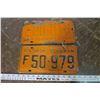 Image 2 : Matching 1963 Sask Plates (2)