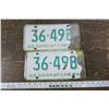 Image 1 : Matching 1966 Sask Plates (2)