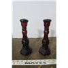 Image 3 : Avon Candle Stick Pair - Bath Oil