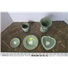 Image 2 : 5pc. Embossed Wedge Wood Set