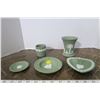 Image 3 : 5pc. Embossed Wedge Wood Set