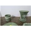 Image 6 : 5pc. Embossed Wedge Wood Set