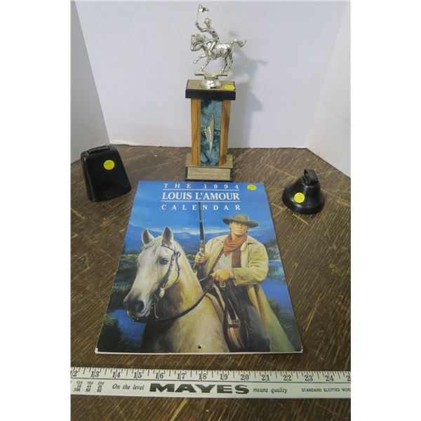 2 Bells, Flag Trophy, Louis Lamour 1994 Calendar