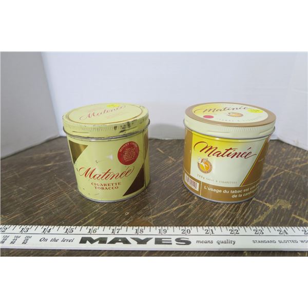 2 Matinee Tins