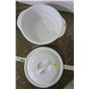 Image 3 : Corelle Set - 2 Rounds Casserole 7 & 9", 2 Bowls 3"