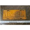 Image 2 : 1947 Saskatchewan License Plate