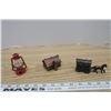 Image 1 : 3 Pencil Sharpeners - Lantern, Horse & Buggy, Barn