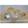 Image 4 : Set of 4 Matching food/kitchen Tins