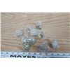 Image 1 : Ornate Brass Drawer Knobs - Painted White