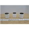 Image 3 : 3 Small Milk Glass Shakers
