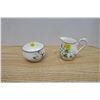 Image 3 : Royal Albert - White Dogwood Cream & Sugar, Misc Sugar & 2 Saucers