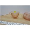 Image 3 : 3pc. Pink Glassware