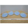 Image 1 : 4 Blue Pyrex Saucers