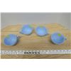 Image 2 : 4 Blue Pyrex Teacups