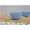 Image 3 : 4 Blue Pyrex Teacups