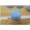 Image 4 : 4 Blue Pyrex Teacups