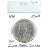 Image 1 : 1890 High Grade Morgan Silver Dollar - Coin