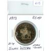 Image 1 : 1973 R.C.M.P. Silver Dollar w/ Toning - Coin