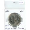 Image 1 : 1881 Morgan Silver Dollar - Coin