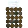 Image 1 : 20 pcs Indian Head Cents 1883-1907