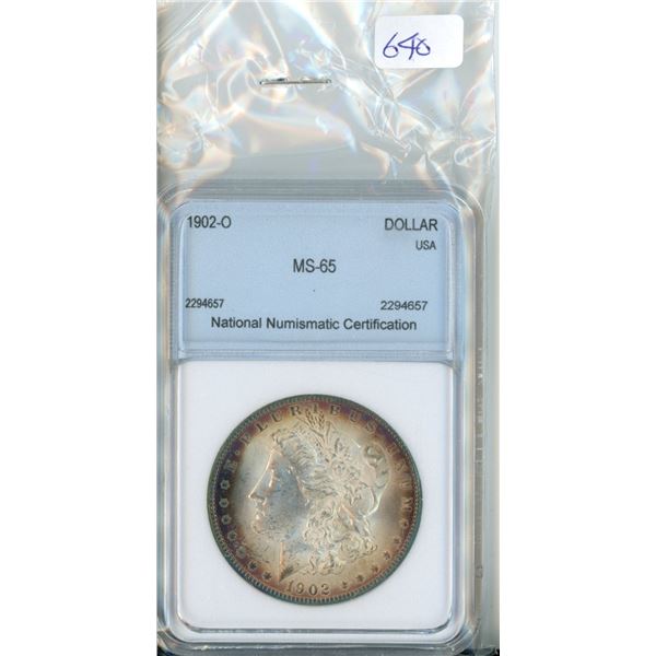 1902-O NNC MS-65 Morgan Silver Dollar
