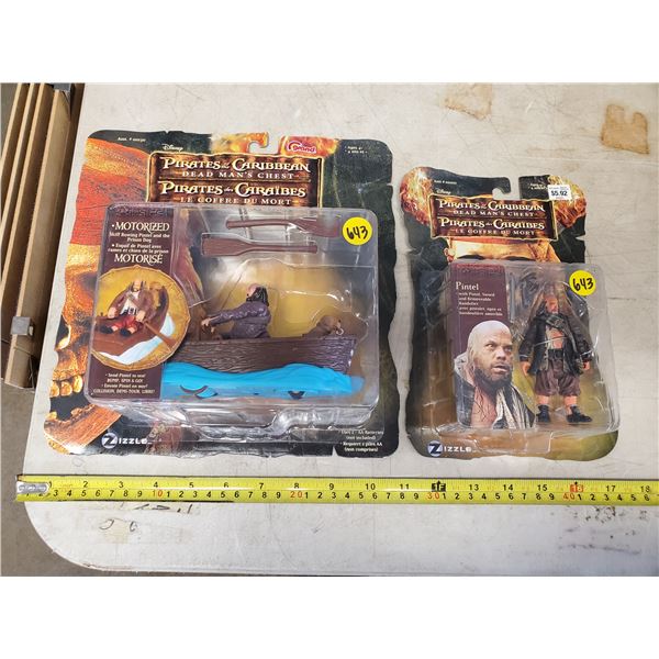 2 POTC FIGURES N.I.B.