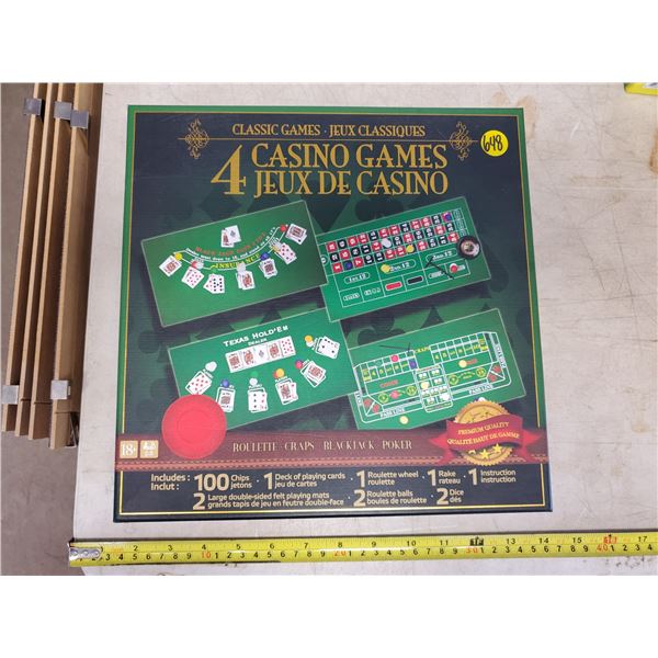 4 CASINO GAMES BOARDGAME