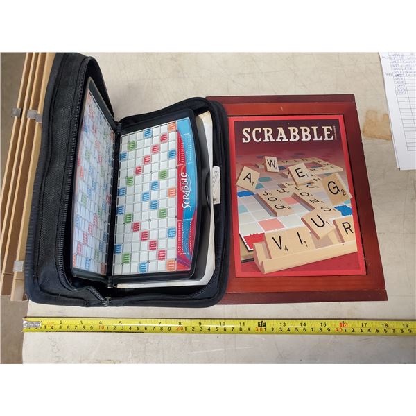 TWO SCRABBLE BOARD GAMES