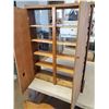 Image 2 : WOODEN DISPLAY CASE W/ REAR DOORS