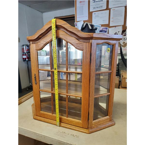 WOODEN DISPLAY  CASE