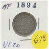 Image 1 : 1894 20 cent coin Newfoundland