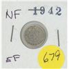 Image 1 : 1942 5 cent coin Newfoundland