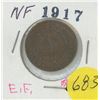 Image 1 : 1917 one cent coin Newfoundland